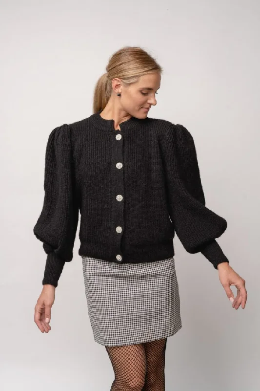 Iris Alpaca Wool Cardigan Hooded Cardigan Collared Cardigan Shawl Collar