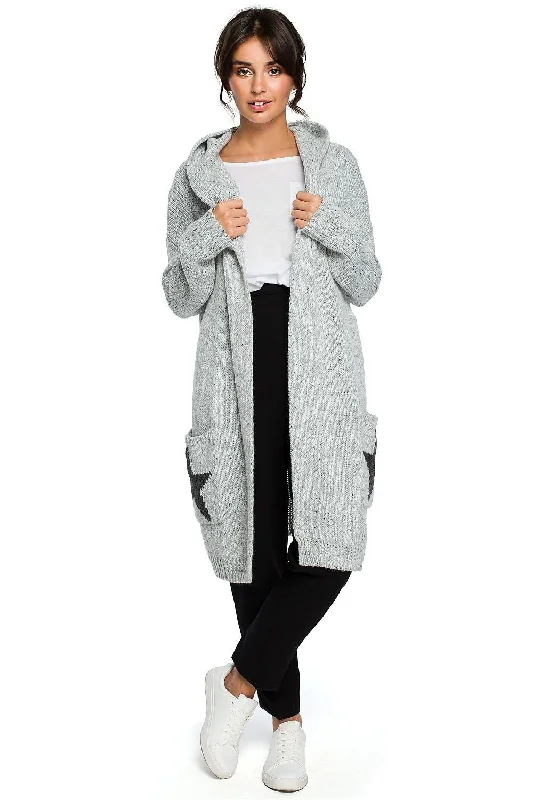 Eye-Catcher Long Cardigan Modern Contemporary chic