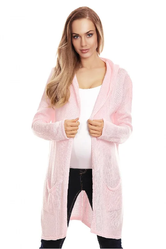 Pregnancy Long Sleeve Cardigan  PeeKaBoo Terry Terry Cloth Terry Knit