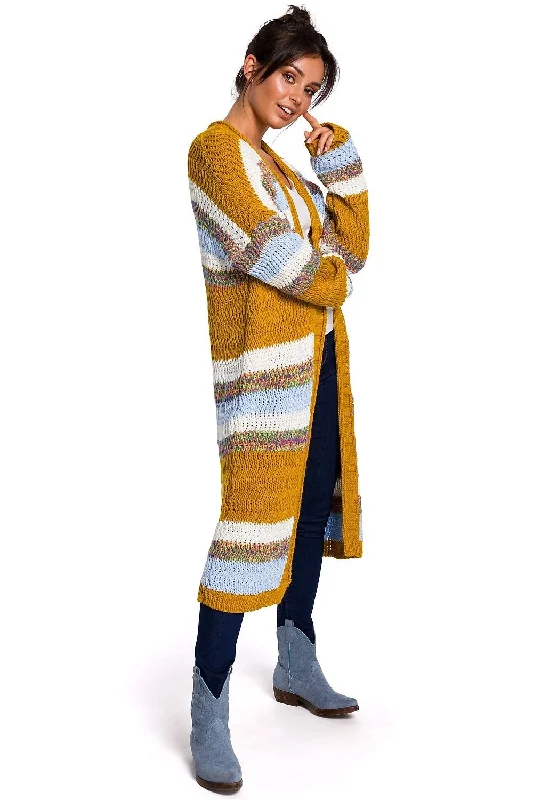 Long Multicolored  Cardigan Beaded Cardigan Sequined Faux Fur