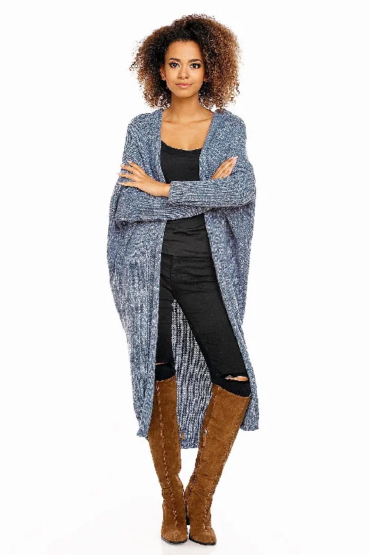 Warm Unbuttoned Cardigan  PeeKaBoo Open Front Closed Front Wrap Front