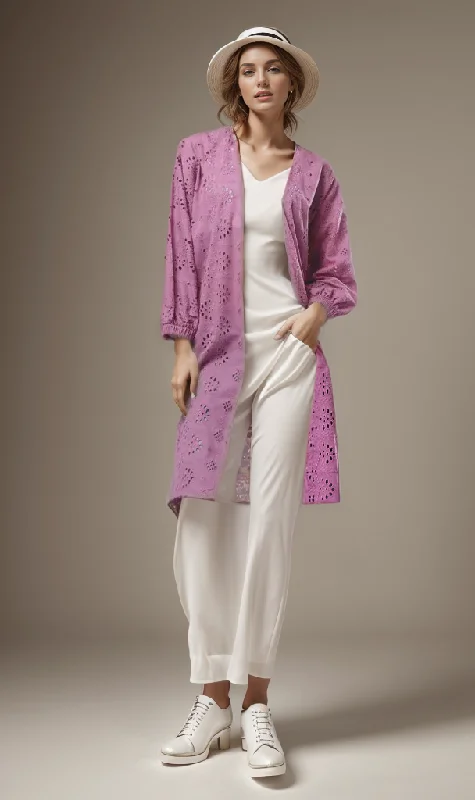 O178046 Women Cardigan Neon metallic Matte