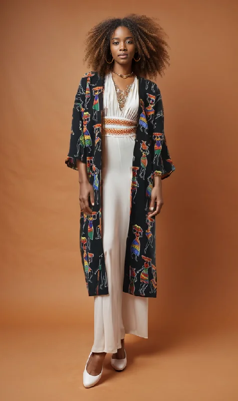 O181625 Women Cardigan Solid Print Embellished