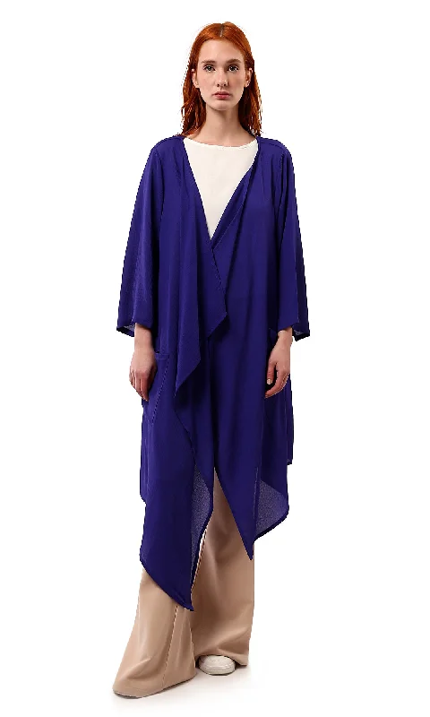 O188297 Dark Blue Solid Slip On Loose Cardigan Faux Fur Fabric Real Fur Fabric Shearling Fabric O188297 Dark Blue Solid Slip On Loose Cardigan Faux Fur Fabric Real Fur Fabric Shearling Fabric