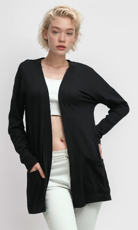 O188389 Women Cardigan Fitted Loose Oversized