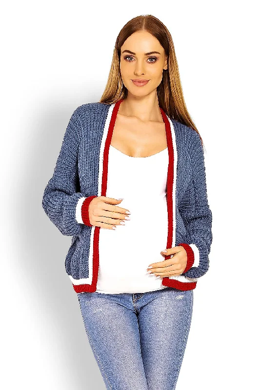 A stylish Pregnancy Cardigan  PeeKaBoo Tailored Straight A-Line