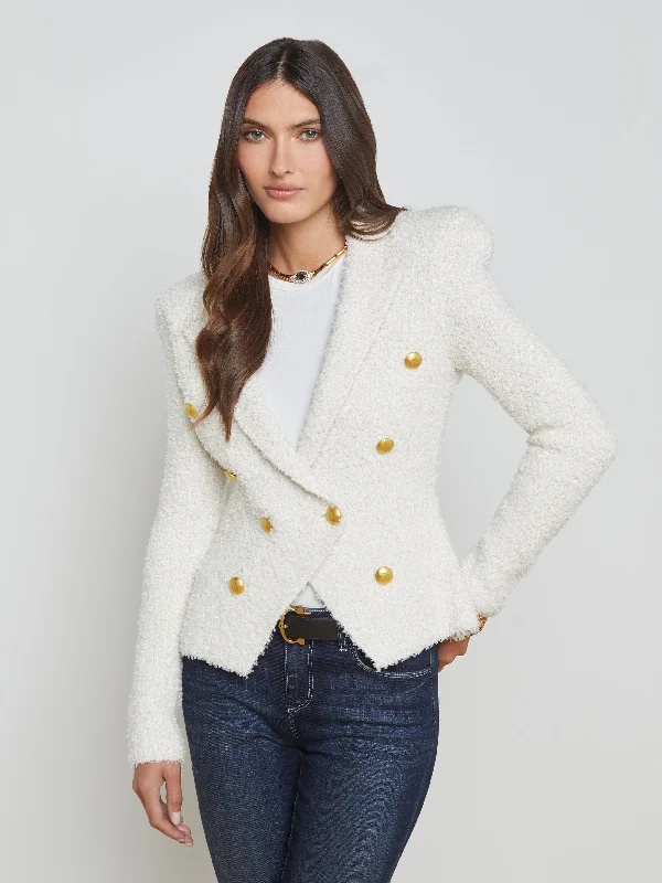 Bethany Knit Blazer Women's Elegant Suit