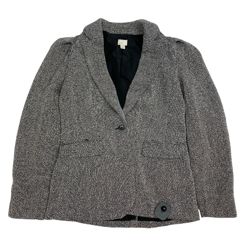 Blazer By A New Day In Grey, Size: Xs Summer Women's Jacket