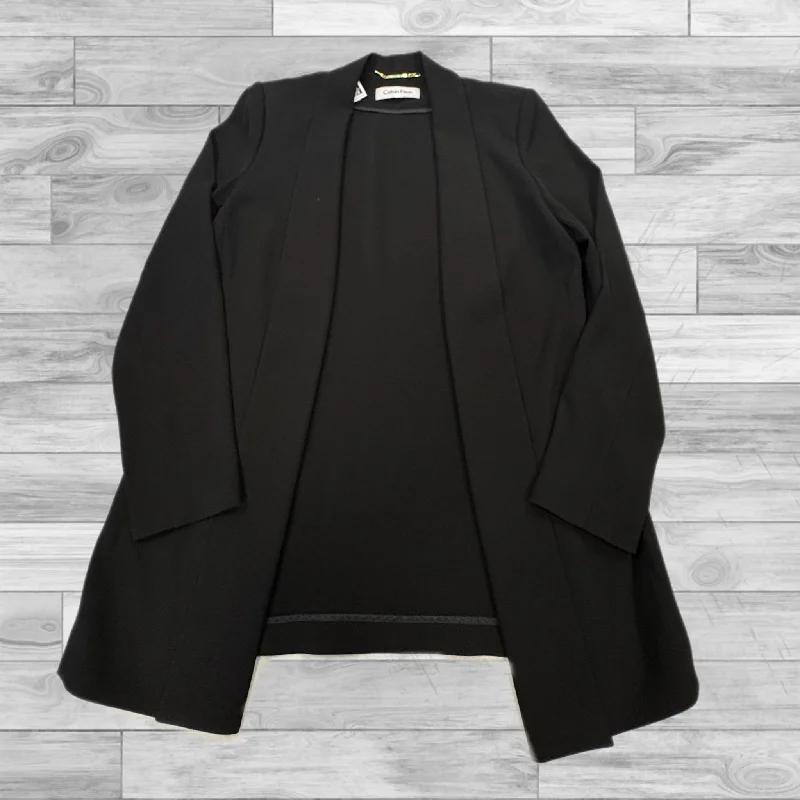 Blazer By Calvin Klein In Black, Size: S Women's Custom Jacket