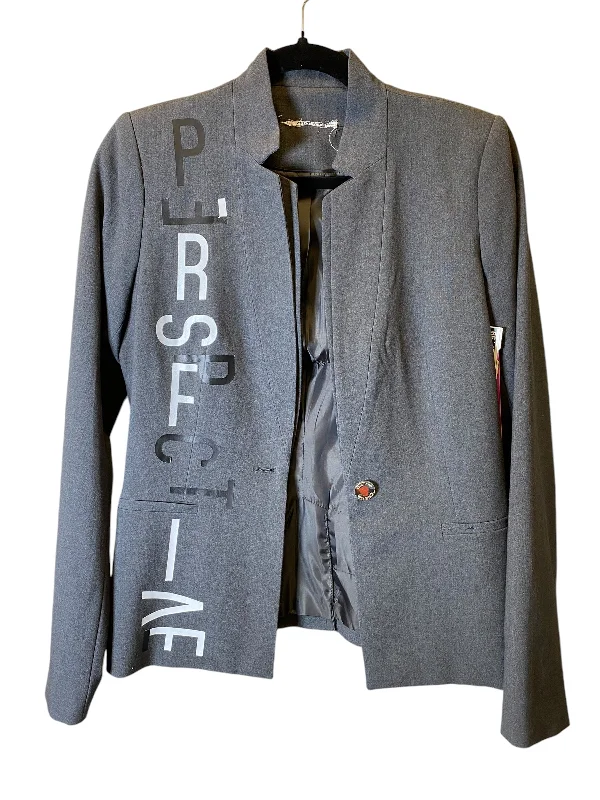 Blazer By Cmc In Grey, Size: S Women's Trench Blazer