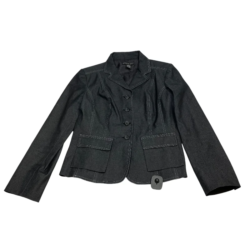 Blazer By Donna Rae New York In Grey, Size: M Women's Boutique Suit
