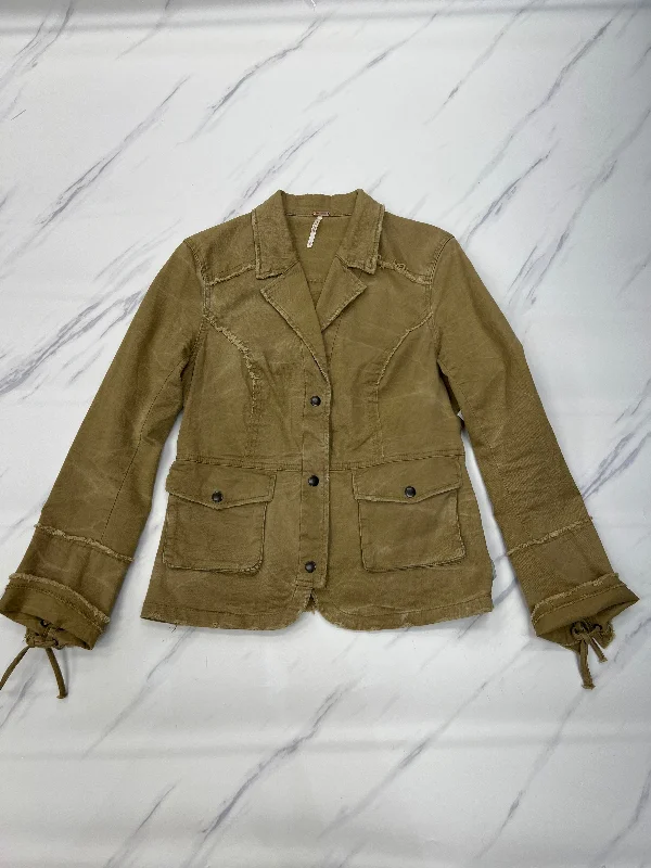 Blazer By Free People In Tan, Size: S Women's Business Blazer