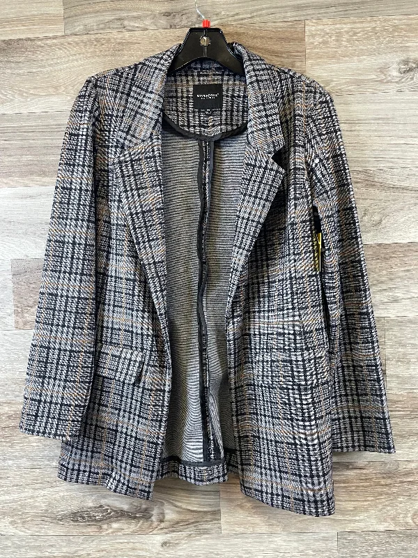 Blazer By Liverpool In Black & Grey, Size: Xs Women's Custom Suit