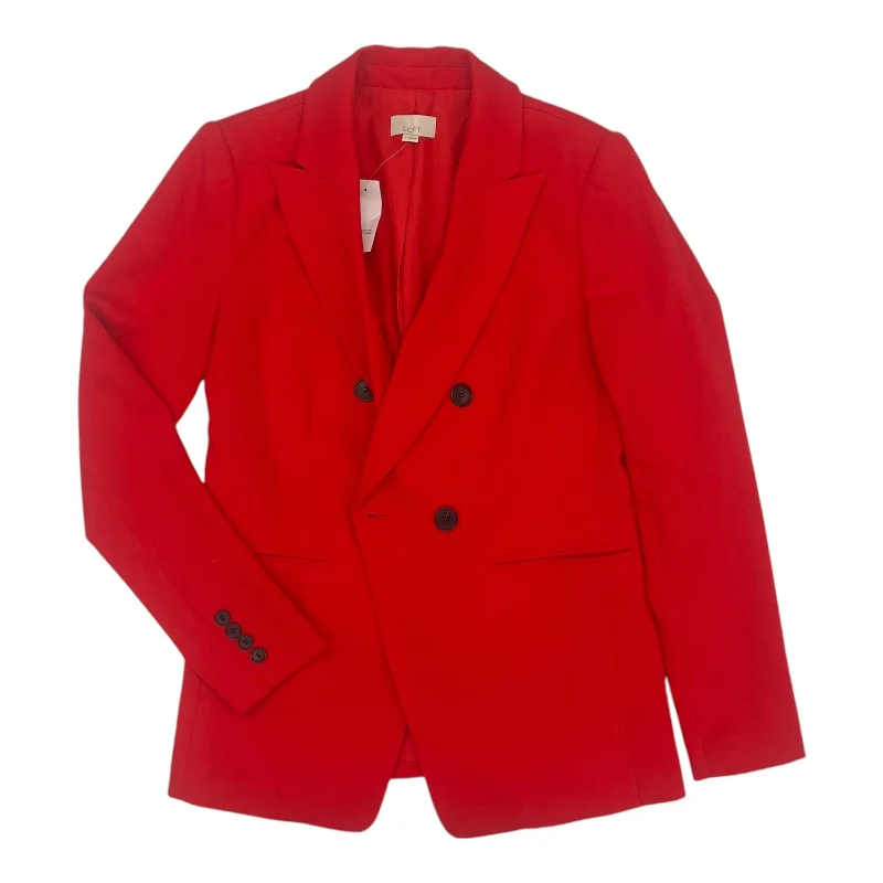 Blazer By Loft In Red, Size:Xs Women's Premium Blazer