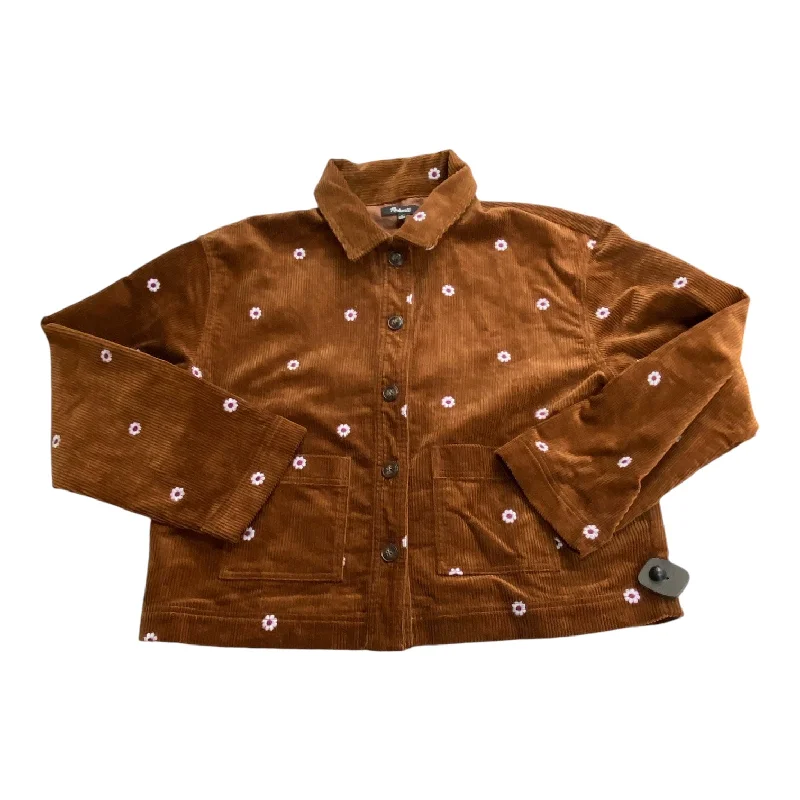 Blazer By Madewell In Brown, Size: L Women's Simple Blazer