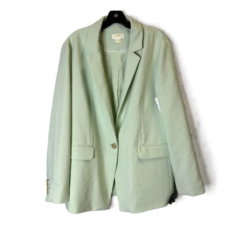 Blazer By Maeve In Green, Size: 14 Women's Patchwork Suit