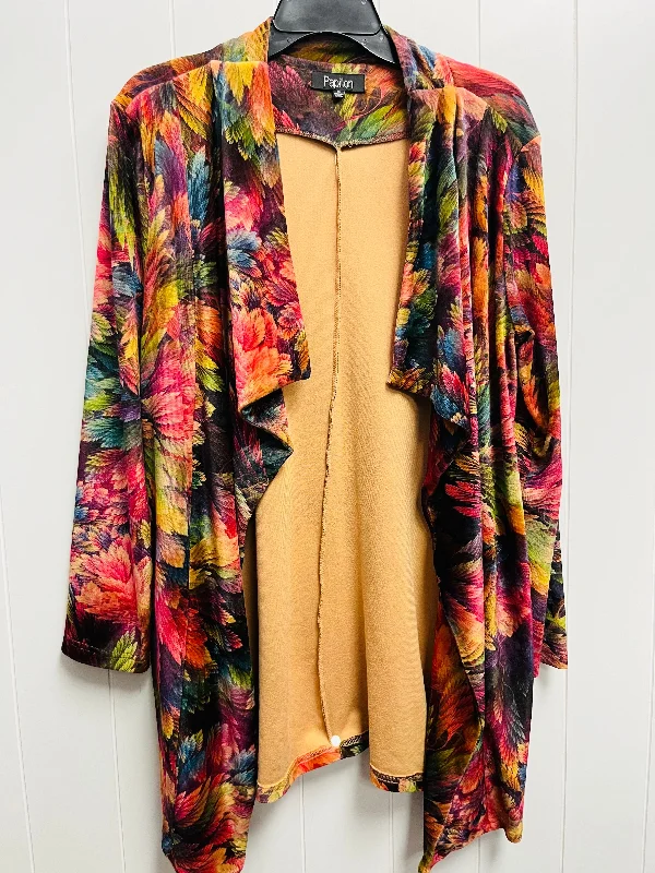 Blazer By PAPILLION In Green & Orange, Size: S Women's Plaid Suit