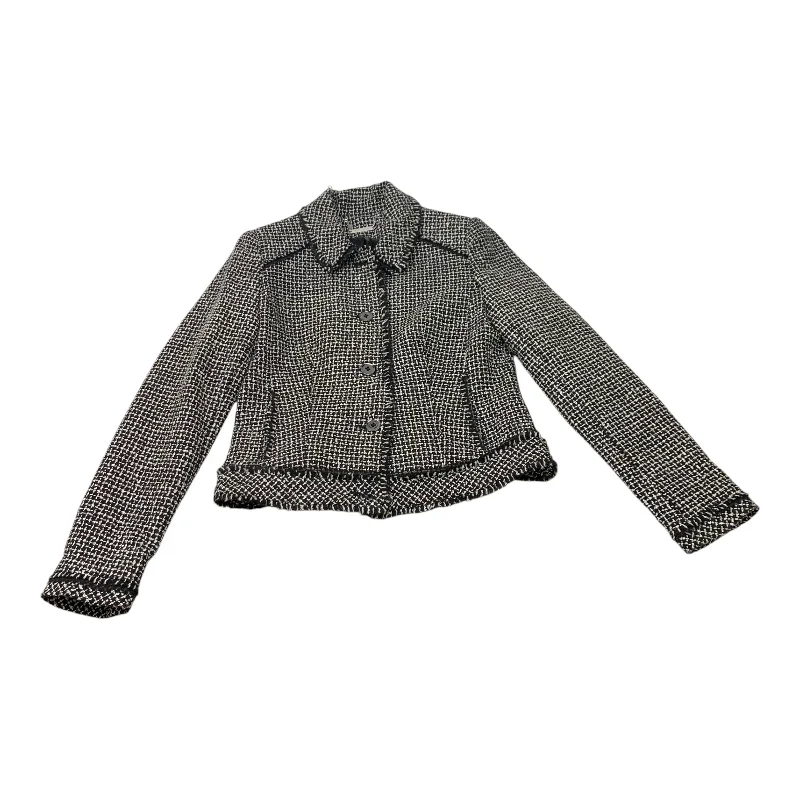 Blazer By White House Black Market In Black & White, Size: 2 Women's High-End Blazer