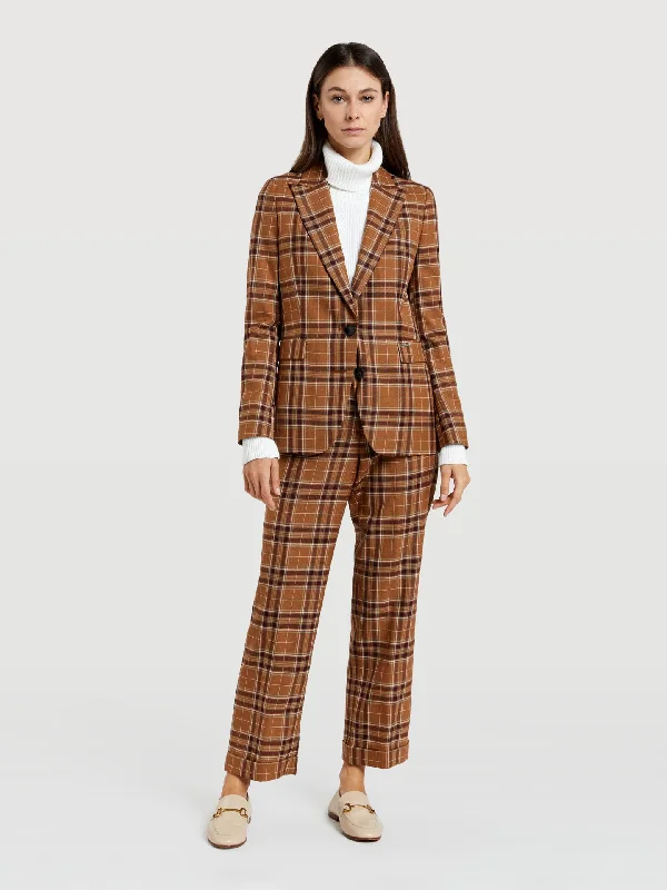 Checks suit blazer Women's Advanced Suit