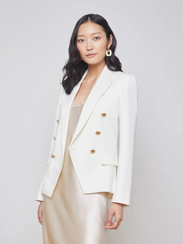 Kenzie Blazer Cotton Blend Blazer