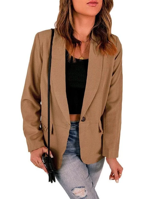 Simple and Versatile Blazer Women's Luxurious Jacket