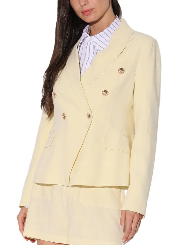 Walter Baker Phelps Linen-Blend Blazer Women's Elegant Suit