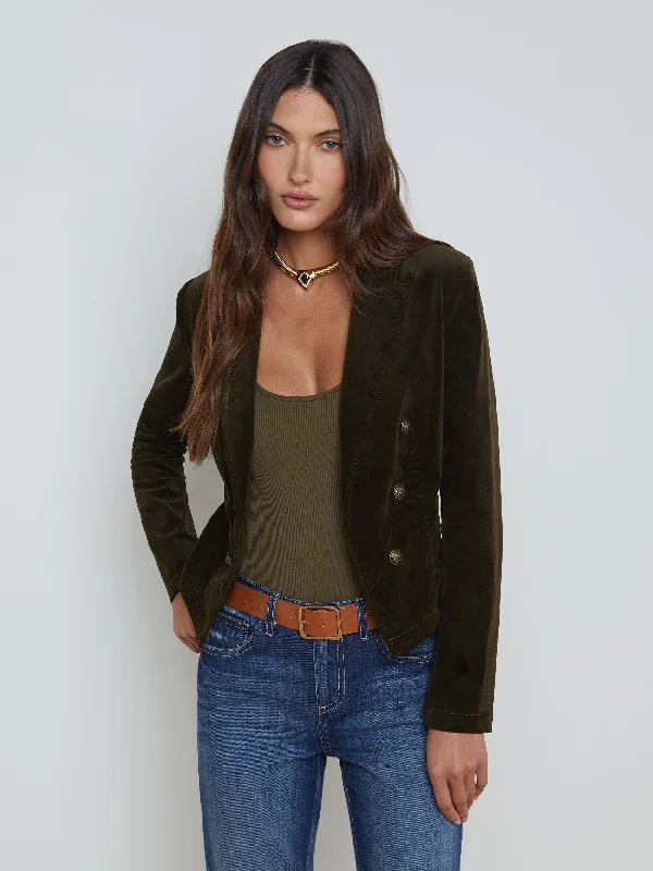 Wayne Velvet Blazer Women's Elegant Blazer