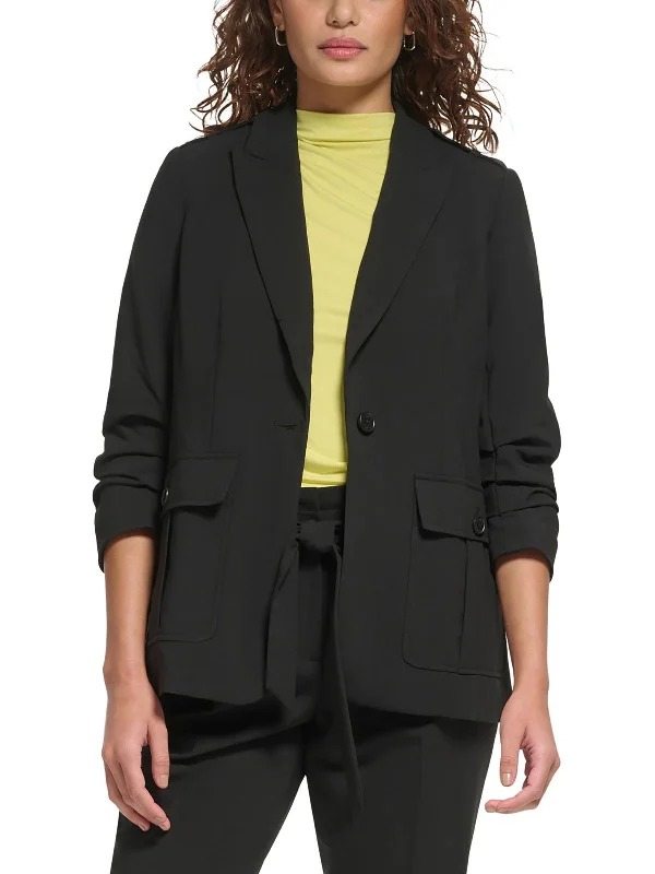 Womens Work Casual One-Button Blazer Women's Radiation Jacket
