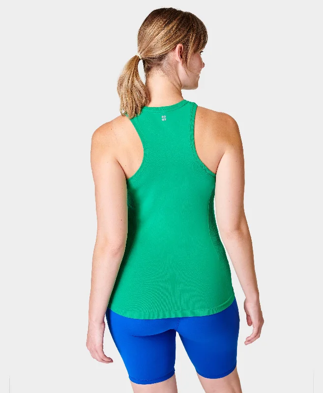 Athlete Seamless Workout Tank Sb6545 Electro-Green strappy tank top