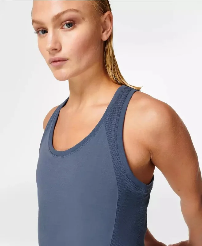 Athlete Seamless Workout Tank Sb6545 Endless-Blue open back tank