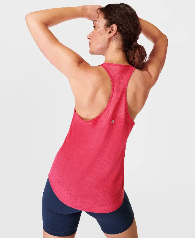 Breathe Easy Run Tank Top Sb9123 Venus-Pink solid color tank