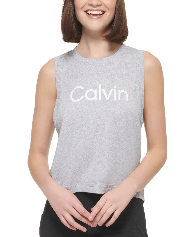 Calvin Klein Performance Womens Muscle Tank open back tank