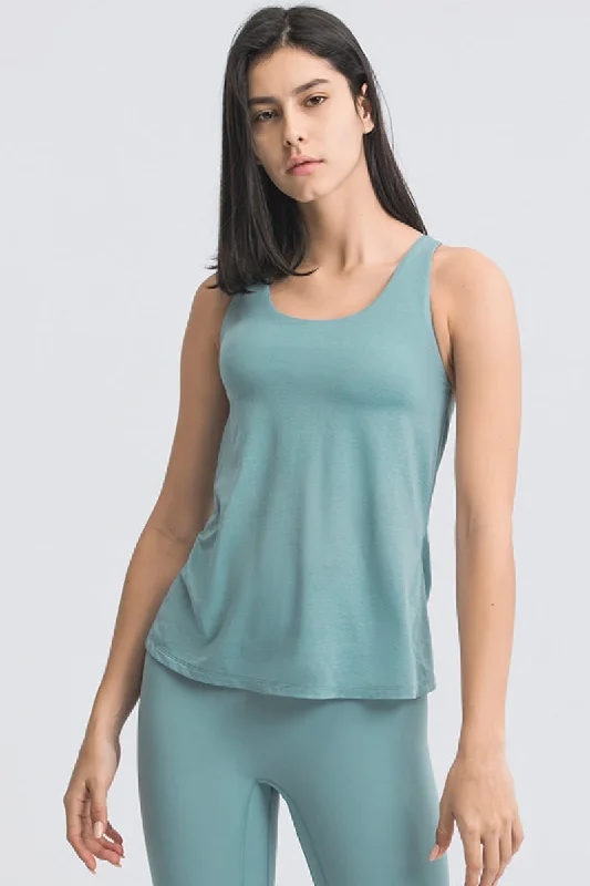 Cross Sports Bra Wrap Tank Top strappy tank top