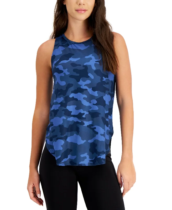 ID Ideology Womens Essentials Sweat Set Camo Tank Top gym tank top
