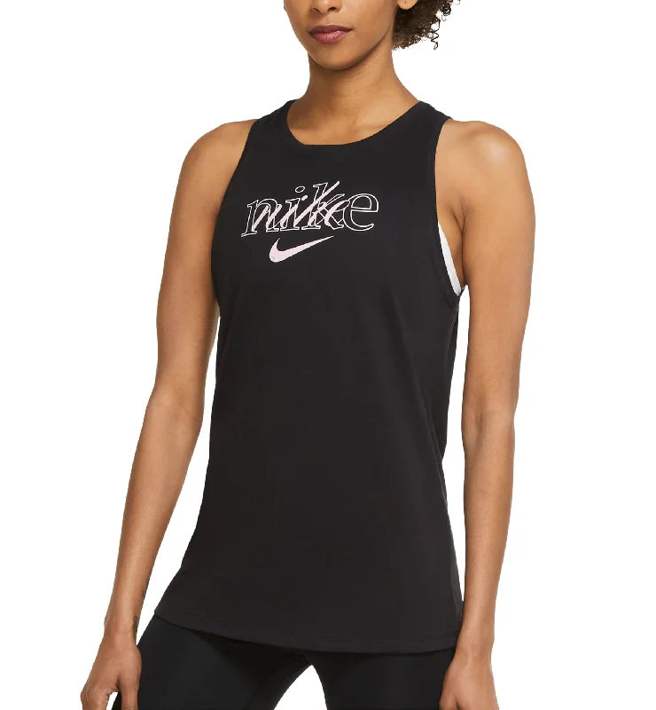 Nike Womens Dri Fit Graphic Training Tank modal blend tank