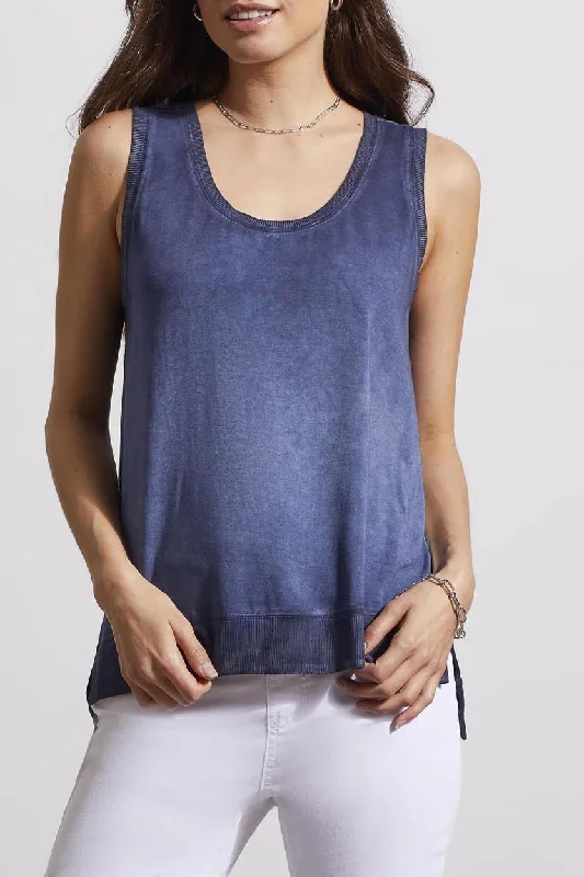 Tribal High-Lo Tank Top 5358O-4923-2474 Nautical cotton tank top