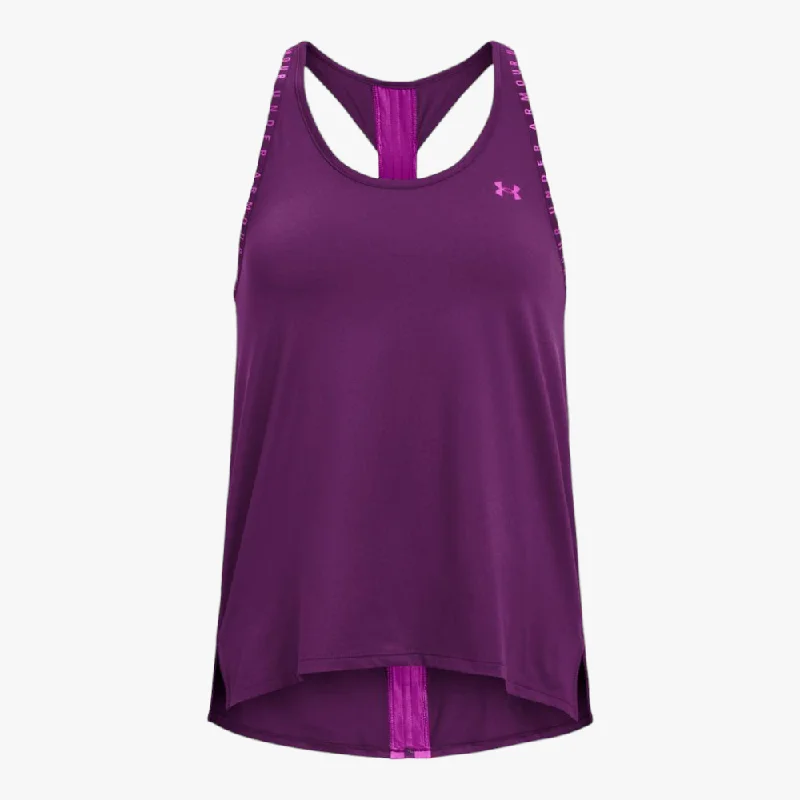 Under Armour Womens Knockout Tank Top 514 Purple strappy tank top