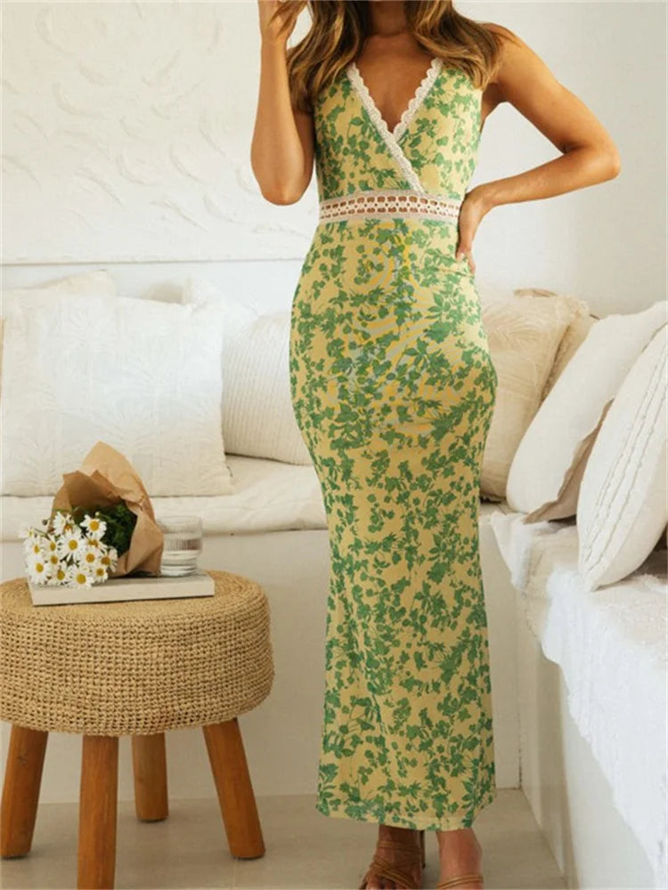 Amy Fashion - Women Sleeveless Lace Trim Tank Summer Floral Print Party for Cocktail Beach Club Vestido Streetwear peach tank top Amy Fashion - Women Sleeveless Lace Trim Tank Summer Floral Print Party for Cocktail Beach Club Vestido Streetwear peach tank top