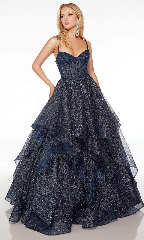 Alyce Paris 61637 - Bustier Glitter Prom Dress