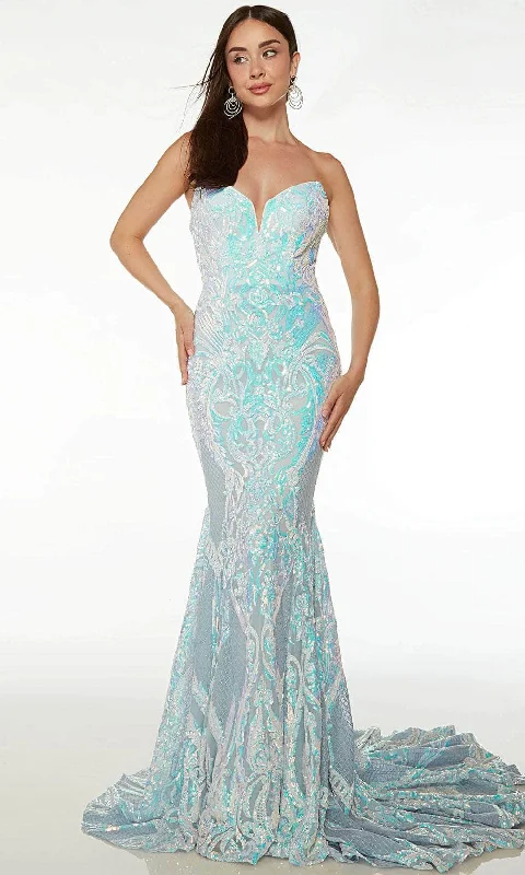 Alyce Paris 61648 - Sequin Strapless Prom Gown