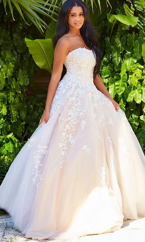 JVN by Jovani Strapless Prom Ball Gown JVN1831