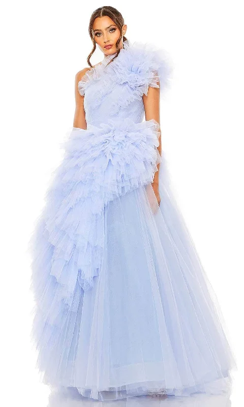Mac Duggal 20534 - Ruffled Tulle Gown