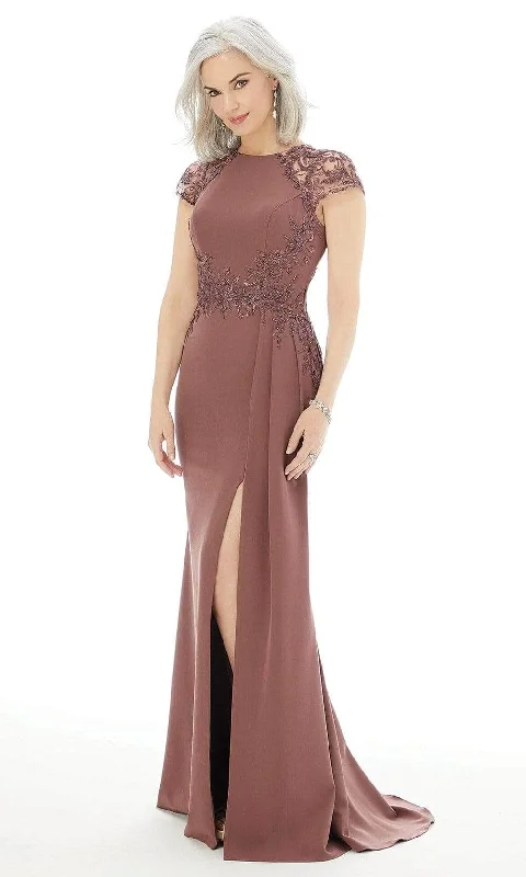 MGNY By Mori Lee 72210 - Beaded Lace Mermaid Gown